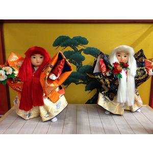 今だけ価格！】 日本人形 豊玉作 高砂/大型 ケース入り 浮世人形 美品