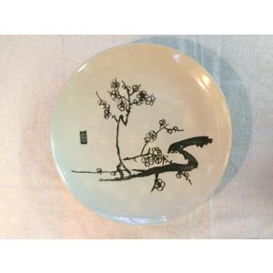 狩野安信(狩野永真) 印章 牧心斎印 烏図 銘記『法眼永真筆』 絹本