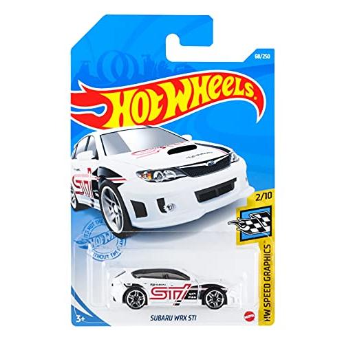 ホットウィール(Hot Wheels) ベーシックカー スバル WRX STI HCM54 ホワイト