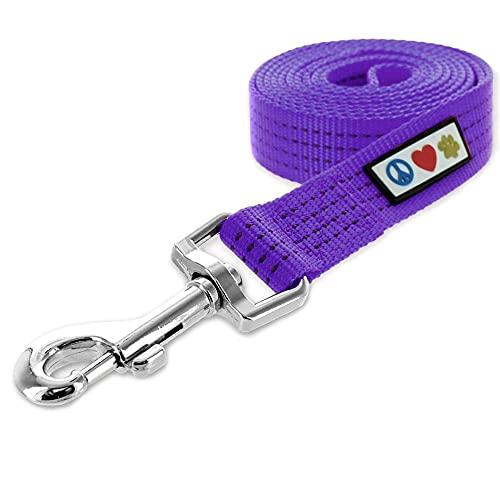 Pawtitas Reflective Leash M/L Purple 1.2M ペット子犬の鎖反...