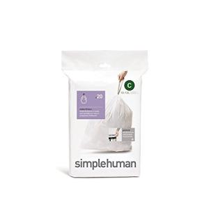 simplehuman コードC パーフェクトフィット ゴミ袋 10-12L / 20袋 CW0162