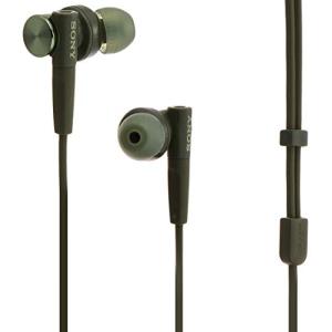 ソニー イヤホン 重低音モデル MDR-XB55 : カナル型 グリーン MDR-XB55 G｜lacachette