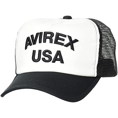 [アヴィレックス] メッシュキャップ MESHCAP USA ホワイト Free Size