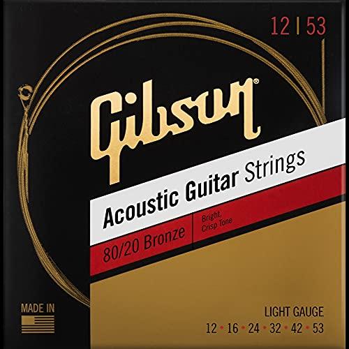 Gibson/SAG-BRW12 80/20 Bronze Acoustic Guitar Stri...