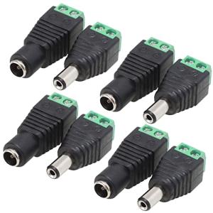 DCプラグ4個 ネジ止め DCジャック DCプラグ KAUMO