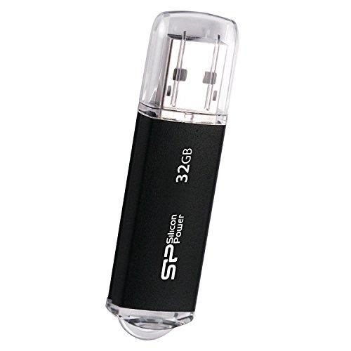 シリコンパワー USB2.0 Ultima-II I-Series 32GB メタル型 ブラック S...