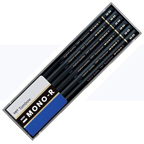 トンボ鉛筆 鉛筆 MONO モノR 2B 1ダース プラケース MONO-R2B