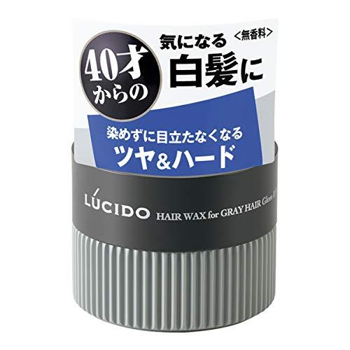 LUCIDO(ルシード) ヘアワックス 白髪用ワックス グロス&amp;ハード 80g