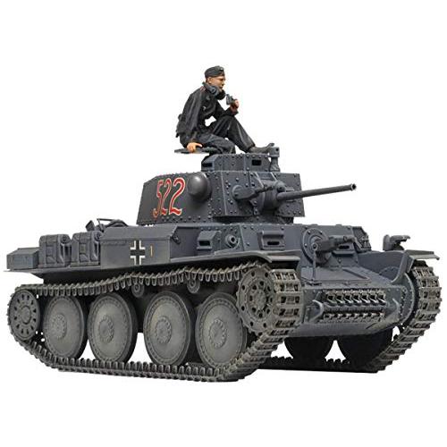 タミヤ 1/35 ミリタリーミニチュアシリーズ No.369 ドイツ軍 軽戦車38 (t) E/F型...