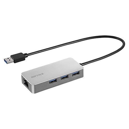 BUFFALO Giga対応 ドッキングステーション LANアダプター 有線LANポート搭載 USB...