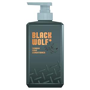 BLACK WOLF(ブラックウルフ) プレミアム スカルプコンディショナー380mL 黒髪にハリ・コシ/シトラスグリーンの香り/独自のブラックアクテ｜lacachette