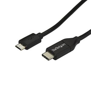 StarTech.com 1m USB 2.0ケーブル(Micro B - タイプC) USB2CUB1M｜lacachette