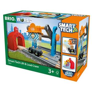 BRIO BRIO WORLD スマートテック リフト&ロードクレーン 33827 木 33827｜lacachette