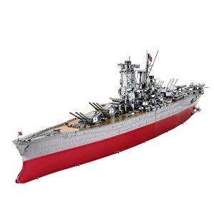 Piececool 3d立体パズル メタリックナノパズル 大和戦艦 パーツ数：245個 ナノパズル 3Dパズル クリスマス プレゼント 贈り物｜lacachette