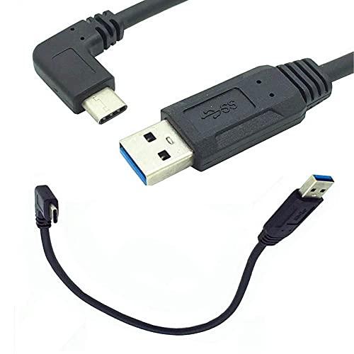 AKNPMHT USB 3.0オス - Type C90度オス 変換ケーブル、 USB タイプC変換...
