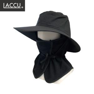 ガーデニングハットマスク付 ブラック