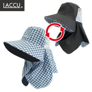 冷感リバーシブル農用フード 綿/麻 ネイビー