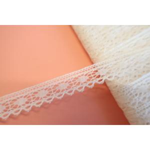 在庫処分! 100m巻き 業務用価格 1mあたり80円日本製シルクレース　 薄手で繊細に編み込んでい...