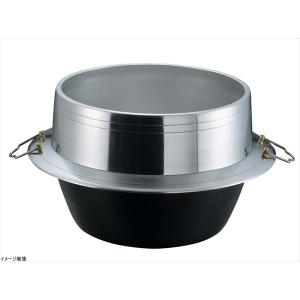 特選国産品 アルミ鋳物 羽釜 33cm 炊飯量 4.5升 ハガマ 中尾工業