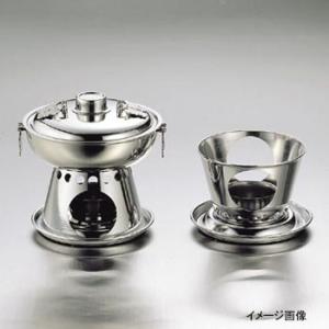 卓上鍋 ステンレスあられ鍋 19cm 寄せ鍋 取っ手なし鍋 鍋料理 ガス用