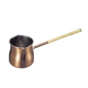 銅製 イブリック 中 270cc トルココーヒー : コーヒーのコクテール堂