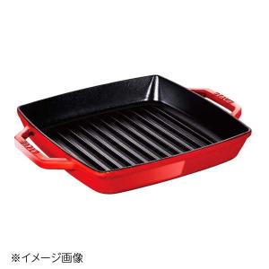 ストウブ staub ピュアグリル スクエア 28cm チェリー 40511-685 日本