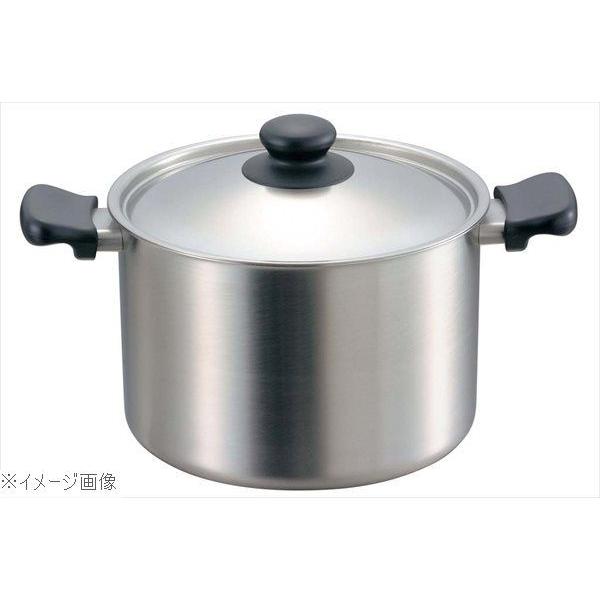 柳宗理 18-8（ステンレス） 両手鍋 深型（つや消）２２ｃｍ（１２１５０６０１−１２７１）