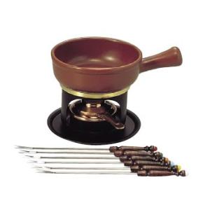 新光金属 チーズフォンデュセット T-210 陶器鍋付 : cocoatta - 通販