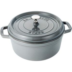 Staub ストウブ ココット・ラウンド 28cm ダークブルー 1102891 (40510
