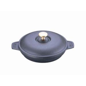 ストウブ オーバルホットプレート(蓋付) ブラック 23cm 40509-582 ( 1
