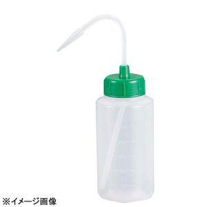 カラーキャップ広口洗浄瓶 250ml グリーン 927-22-22-46｜lachance