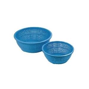 プラスチック製ざる Pザル 大 青 : パッケージパラダイス - 通販