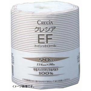 クレシア EFトイレットロール 90mシングル 10101 80入り