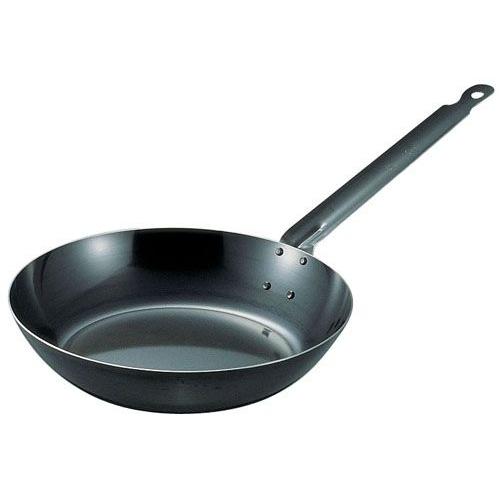 ＳＡ鉄黒皮厚板フライパン ２４ｃｍ （AHL20024）