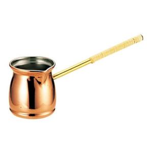 銅製 イブリック 中 270cc トルココーヒー : コーヒーのコクテール堂