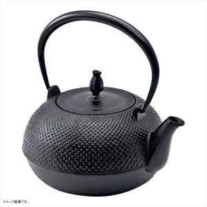 破損保証付き 南部鉄器 南部鉄瓶 岩鋳 馬肌 14型 黒焼付 1.1L(満水1.5L