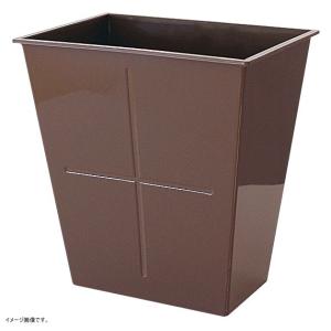 八幡化成 ダストボックス way-be AMBRE TRASH M 6L ブラウン