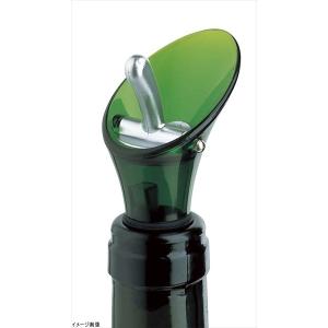 カラー ワインストッパー&ポアラー グリーン8303