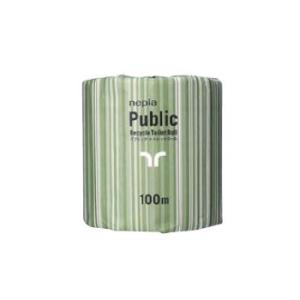 トイレットペーパー パブリック 100mシングル （80ヶ入）