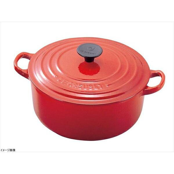 ル・クルーゼ (Le Creuset)  トラディション ココットロンド チェリーレッド 16cm ...