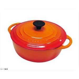 【美品】LE CREUSET　ココット ロンド チェリーレッド　28cm ル・クルーゼ ココット・ロンド 2501 28cm チェリーレッド
