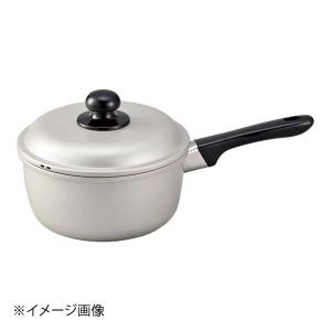北陸アルミニウム シルビー 片手鍋 16cm (ガス火専用 アルマイト加工