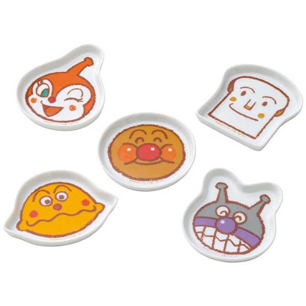 金正陶器 アンパンマン 顔型小皿セット 432760