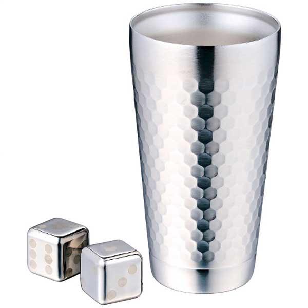 山勝美濃陶苑 フローズンキューブ 2重タンブラー＆アイスキューブ2個 FC2-3003A