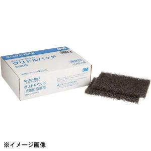 3M スコッチ・ブライト グリドルパッド 高温用 114×140mm 茶 G