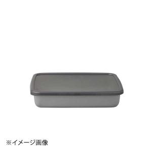 野田琺瑯 GRA-L +Gray レクタングル浅...の商品画像