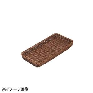 トーダイ 角型ベーカリーバスケット 薄型30型 ブラウン BB-4030-BR