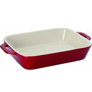 staub レクタンギュラーディッシュ　グラタン皿　ボウル　チェリー　ストウブ Amazon｜staub ストウブ 「 レクタンギュラーディッシュ
