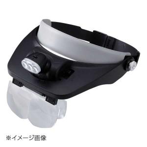 TSK ヘッドルーペ 倍率 2.5倍 レンズ径 28×71mm マジックテープバンド