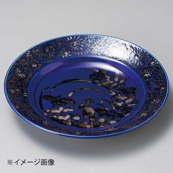 花鳥唐草 瑠璃釉80皿